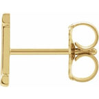 Single Initial Earring