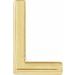 Single Initial Earring