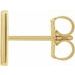 Single Initial Earring