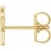 Single Initial Earring