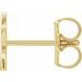 Single Initial Earring