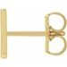 Single Initial Earring