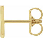 Single Initial Earring