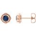 Beaded Halo-Style Stud Earrings