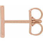 Single Initial Earring