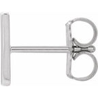 Single Initial Earring