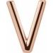 Single Initial Earring