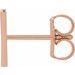 Single Initial Earring