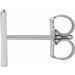 Single Initial Earring