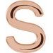 Single Initial Earring
