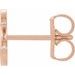 Single Initial Earring