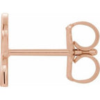 Single Initial Earring