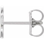 Single Initial Earring