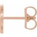 Single Initial Earring