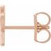 Single Initial Earring