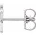 Single Initial Earring