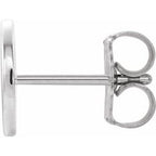 Single Initial Earring