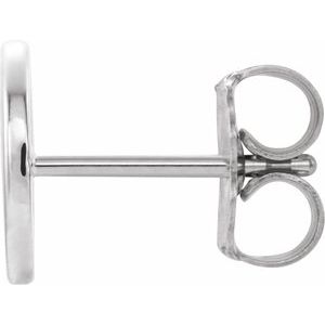 Single Initial Earring