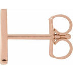 Single Initial Earring