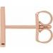 Single Initial Earring