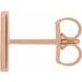 Single Initial Earring