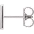 Single Initial Earring