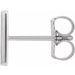 Single Initial Earring