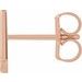Single Initial Earring