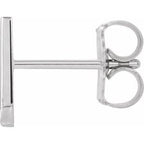 Single Initial Earring