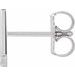 Single Initial Earring