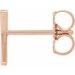 Single Initial Earring