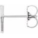 Single Initial Earring