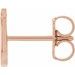 Single Initial Earring