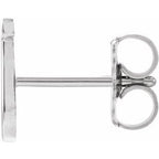 Single Initial Earring