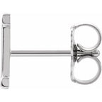 Single Initial Earring
