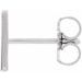 Single Initial Earring