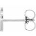 Single Initial Earring