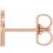 Single Initial Earring