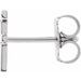Single Initial Earring