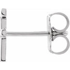 Single Initial Earring