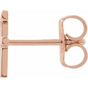 Single Initial Earring
