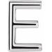 Single Initial Earring