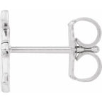 Single Initial Earring