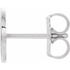 Single Initial Earring
