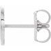 Single Initial Earring