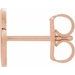 Single Initial Earring