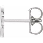 Single Initial Earring