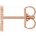 Single Initial Earring