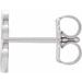 Single Initial Earring