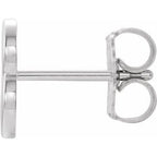 Single Initial Earring